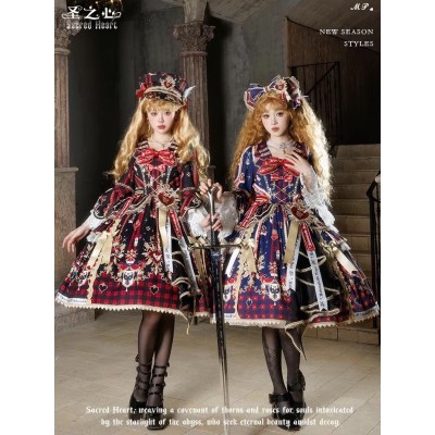 Mademoiselle Pearl Sacred Heart Blouses JSKs and OPs(Reservation/3 Colours/Full Payment Without Shipping)